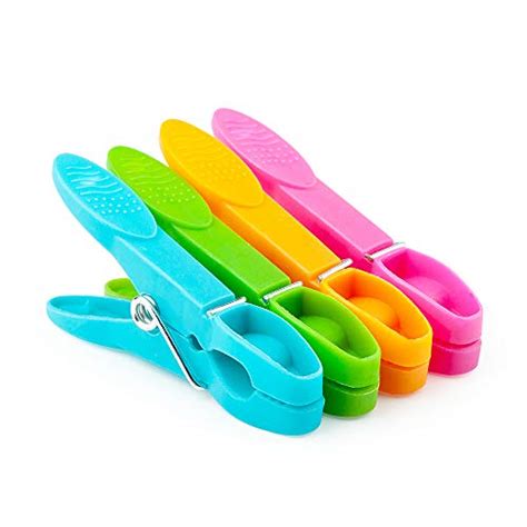 colorful plastic clothespins heavy duty laundry clothes pins clips with springs 4 colors