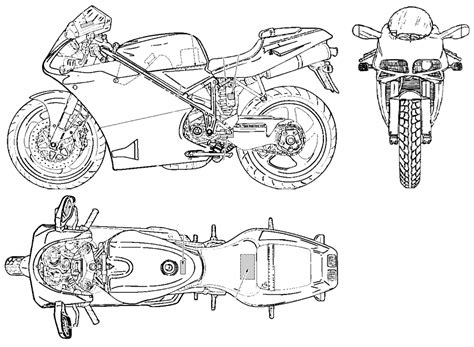 Ducati 748 Blueprint Download Free Blueprint For 3d Modeling