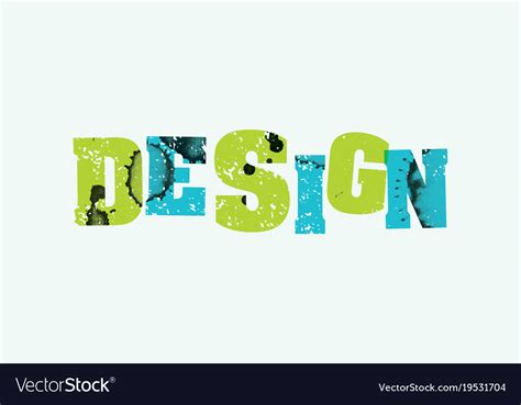 Design Concept Stamped Word Art Royalty Free Vector Image