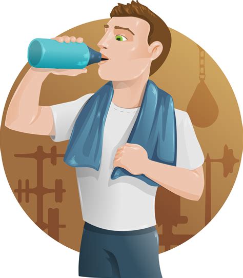 Download Drinking Water Vector Png Clipart 5673007 Pinclipart