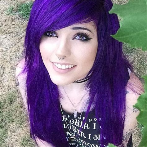 Pin By Duchess Of The Moon On Leda Muir Purple Hair Pretty