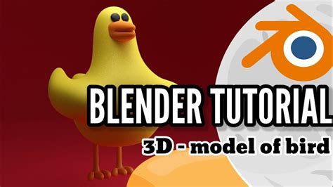 How To Make 3d Cartoon Character In Blender 🐦 Youtube