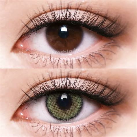 Freshlady Mia Green Cosmetic Colored Contact Lenses Eyeq Boutique