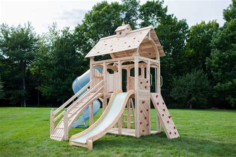 Cedarworks Serendipity 419 Swingset Traditional Kids Playsets And