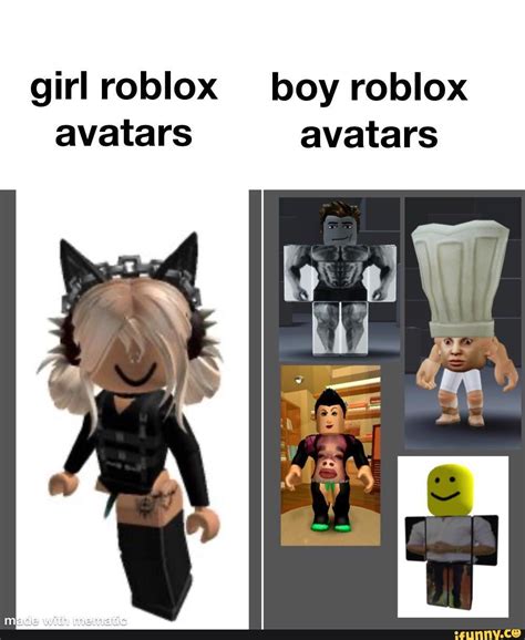 Girl Roblox Boy Roblox Avatars Avatars Ifunny