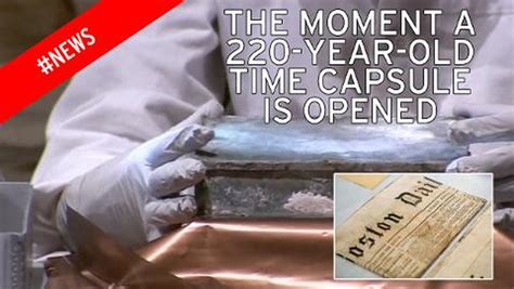 Time Capsule From 220 Years Ago Opened You Wont Believe What Was