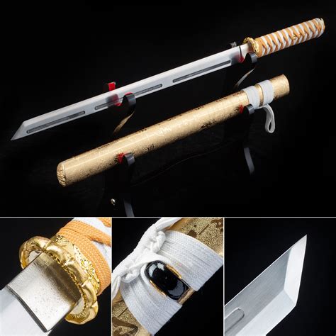 Handmade High Manganese Steel Sharpening Japanese Ninjato Ninja Swords