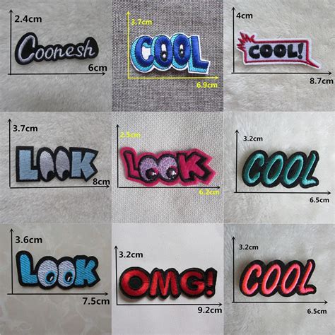 Cool Patch 9pcs Mixed Iron On Patches T Shirt Sweater Thermal Transfer