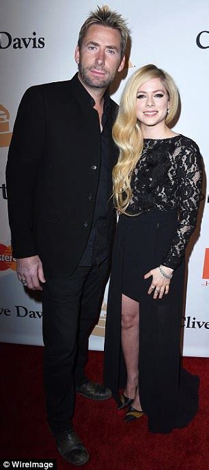 Avril Lavigne Cosies Up To Chad Kroeger At Clive Davis Pre Grammy 2016