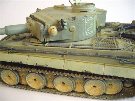 Tiger I Ausf E H Tunisia LSM Armour Finished Work Large Scale