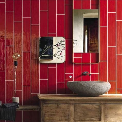 Red Bathroom Tile Ideas 8 Ways To Embrace Red Atlas Ceramics
