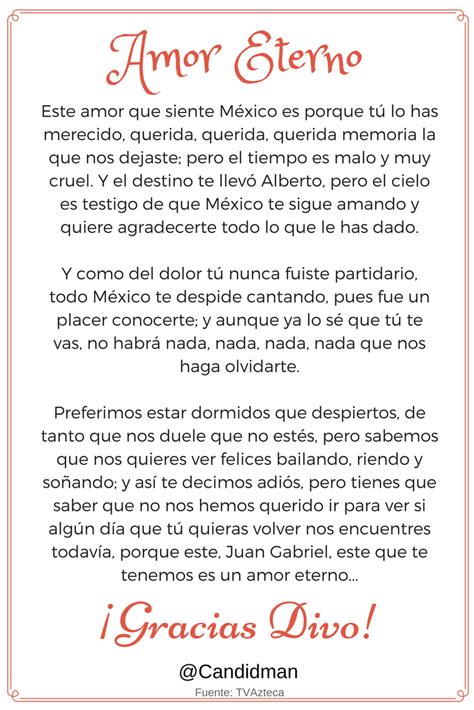 Juan Gabriel Amor Eterno Historia De Uno De Los Grande Exitos De Juan
