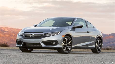 2016 Honda Civic Coupe Touring Front Caricos