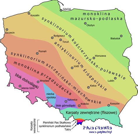 Mapa Geologiczna Polski