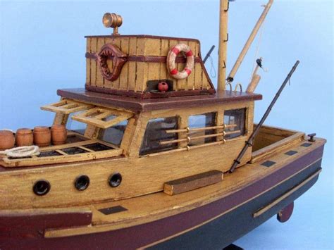Buy Wooden Jaws Orca Model Boat 20in Model Ships