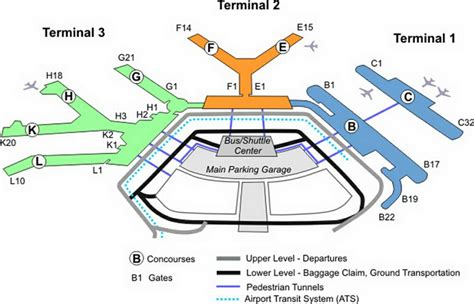 Chicago Ohare Airport Terminal Map