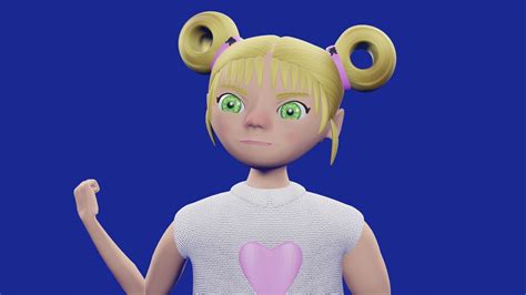 3d Model 3d Cartoon Boy And Girl Character Pack Rigged Vr Ar Low