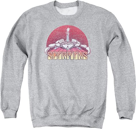 Scorpions 80s Rock Band Color Logo Distressed Adult