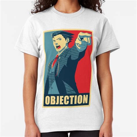 Objection Phoenix Wright T Shirts Redbubble