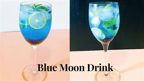 Blue Moon Drink Easy To Make Blue Island Drink Attractive Drink Youtube