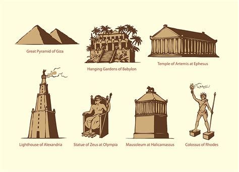 The Seven Wonders Of The Ancient World WorldAtlas