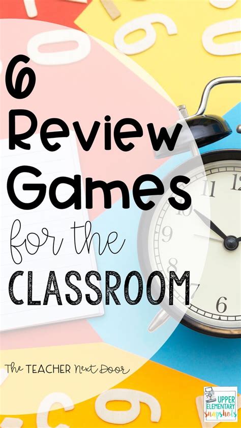 6 Review Games For The Classroom Review Games Teaching Third Grade Teaching Upper Elementary