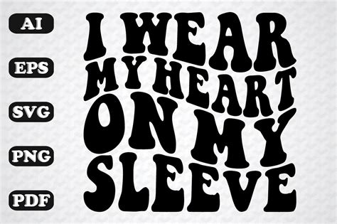 I Wear My Heart On My Sleeve Graphic By Sujon1638 · Creative Fabrica