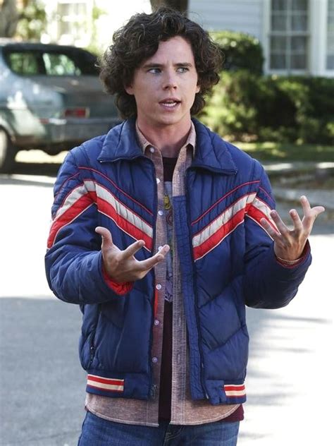 Charlie Mcdermott Tv Series The Middle Axl Heck Blue Puffer Jacket