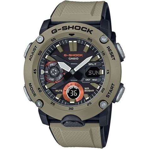 Ghf's main criticism is the lack of the auto light feature which activates the led lights with a turn of the wrist. Buy Casio G-Shock Brown Resin Men Watch GA-2000-5A - Price ...