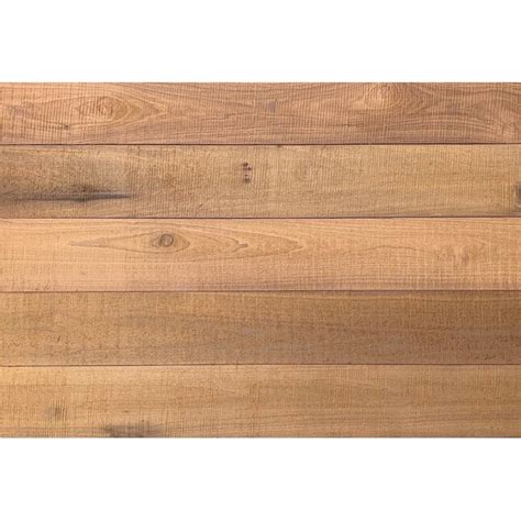Easy Planking 5 In X 4 Ft Unfinished Brown Poplar Wall Plank Coverage