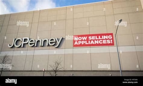A Sign Outside A Jcpenney Department Store In The Queens Center Mall