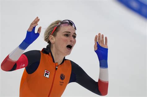 Irene Schouten Breaks Another Olympic Record With Gold In 5000 Meter Speedskating