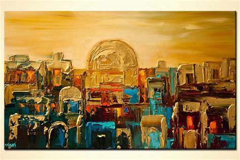 Abstract Paintings By Osnat Fine Art Jerusalem City Of Gold Arte