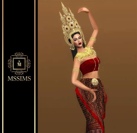 Mssims — Apsara Set For The Sims 4 Access To Exclusive Cc Sims 4
