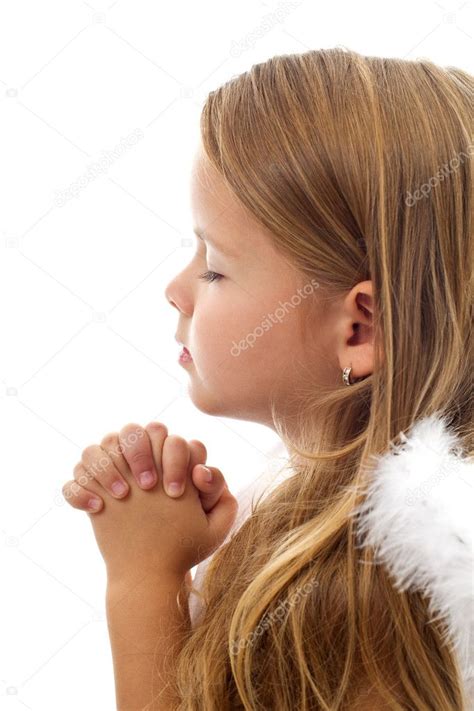 Adorable Little Girl Praying Stock Photo By ©ilona75 6410035