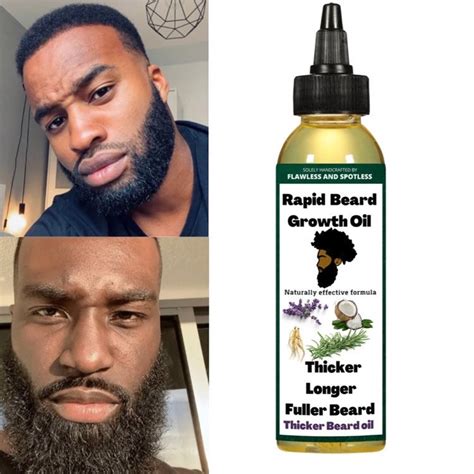 Instant Beard Growth Oil Men Beard Oil Thicker And Longer Beard Men