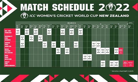 Printable Schedule World Cup Printable Schedule