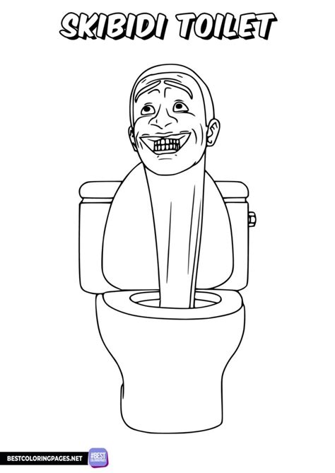 Skibidi Toilet Coloring Pages Bestcoloringpages Net
