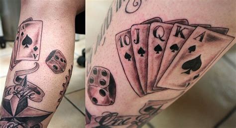 Tattoo art, for instance, required creativity and the same should be reflected in your business card too. Dice-Poker-Cards-Tattoo