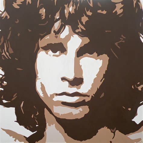 Oil Original Artwork Dad T Oil On Wood The Doors Jim Morrison
