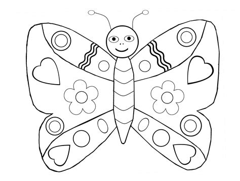 110 Dessins De Coloriage Papillon à Imprimer Sur Page 1
