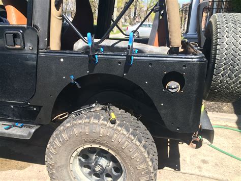 Jeep Tj Body Armour Install