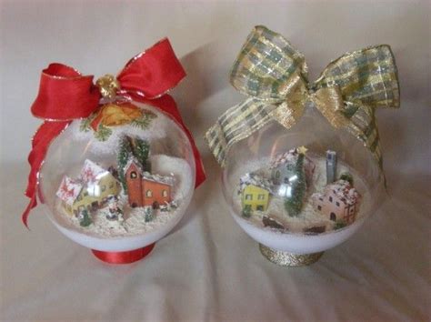 La neve a natale regala uno spettacolo incantevole: palle-di-natale-casa-neve | SFERE NATALIZIE | Pinterest ...