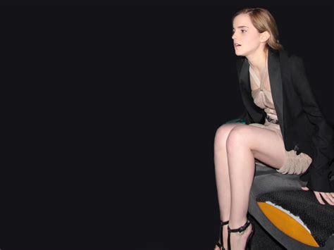 Emma Watson Legs Hd Desktop Wallpaper Widescreen High Definition