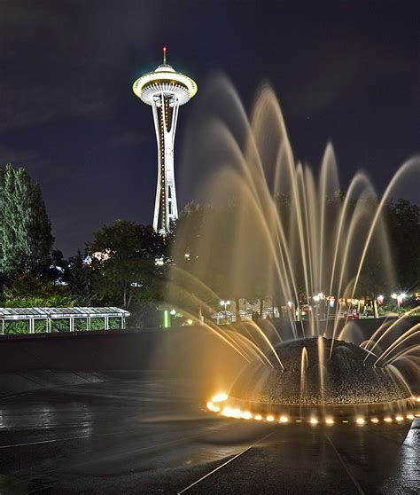 Night Photography In Downtown Seattle Travel