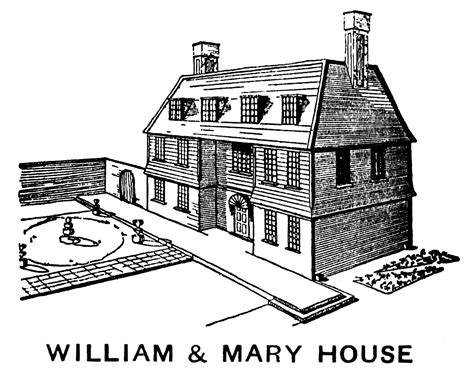 Filewilliam And Mary House Plan Dollhouse Modelcraft Ga103 Mclist