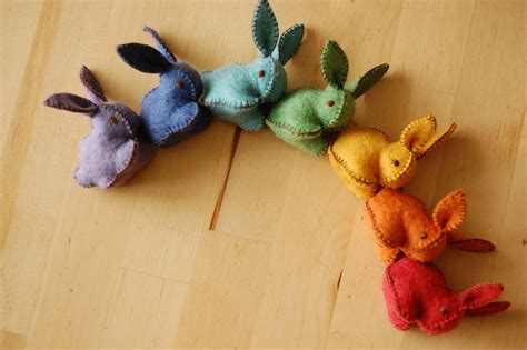 Bunnies Felt Bunny Handmade Felt Felt Crafts