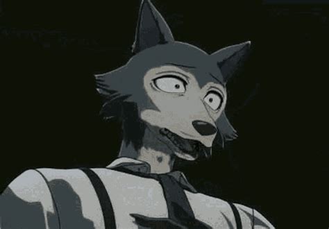 He has physics on his tail, cheek fluff, and ears. Beastars Legosi GIF - Beastars Legosi Anime - Discover ...