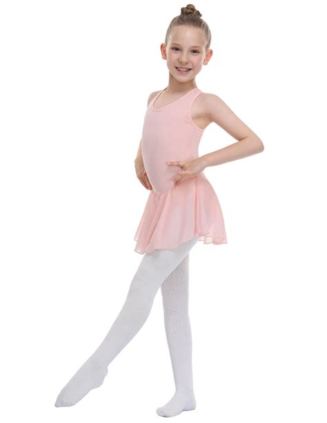 Flypigs Toddler Ballet Leotard Gymnastic Ballet Dress Outfit Dance
