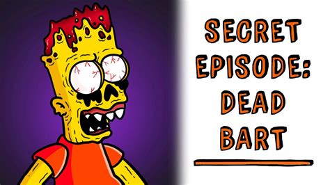7g06 Dead Bart The Secret Episode Of The Simpsons 💀 Horror Stories Draw My Life Youtube